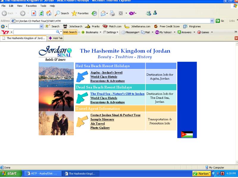 CD for Jordan Sinai Hotels & Tours